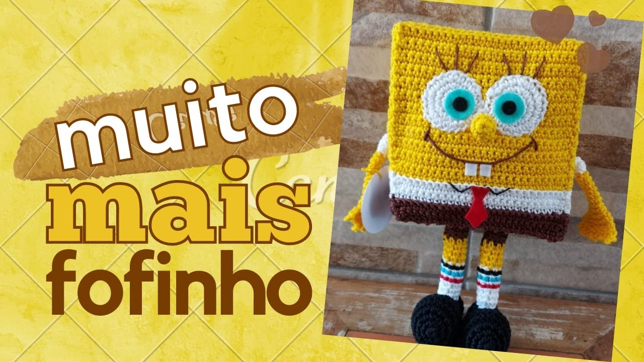 Bob Esponja Amigurumi - Listas de materiais