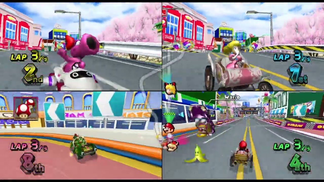 Mario Kart Wii Custom Tracks ✦ 4 Players #554