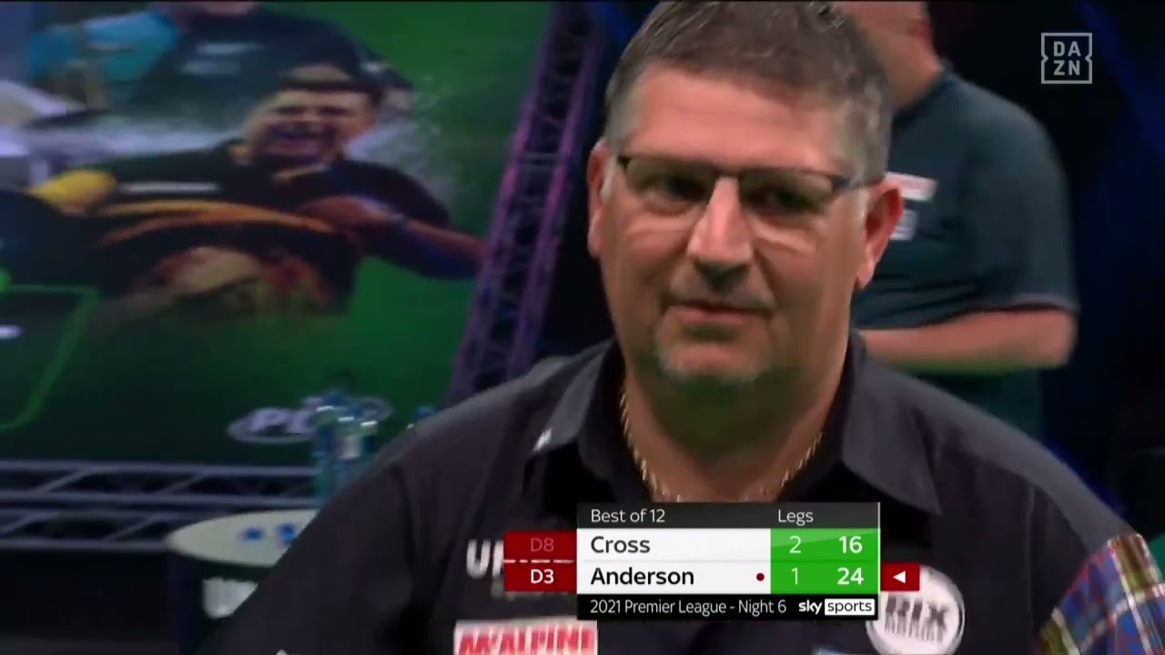 PDC Premier League Darts 2021 | Week 6 | Cross - Anderson