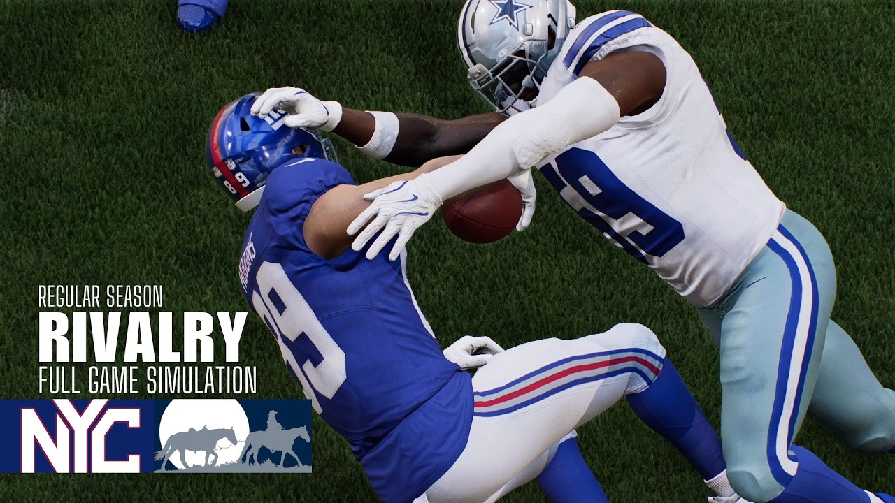 Giants vs. Cowboys | 2026 Rivalry Game | Madden NFL 26 Simulation
