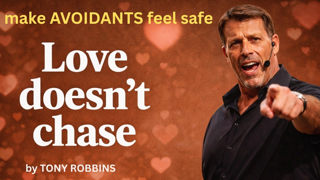 What Happens When an Avoidant Stops Running From Love | TONY ROBBINS