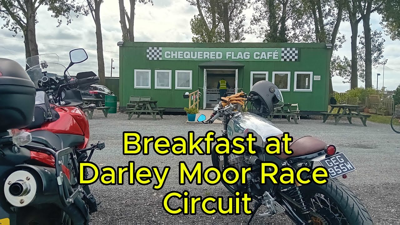 Darley Moor Race Circuit and the Chequered Flag Cafe