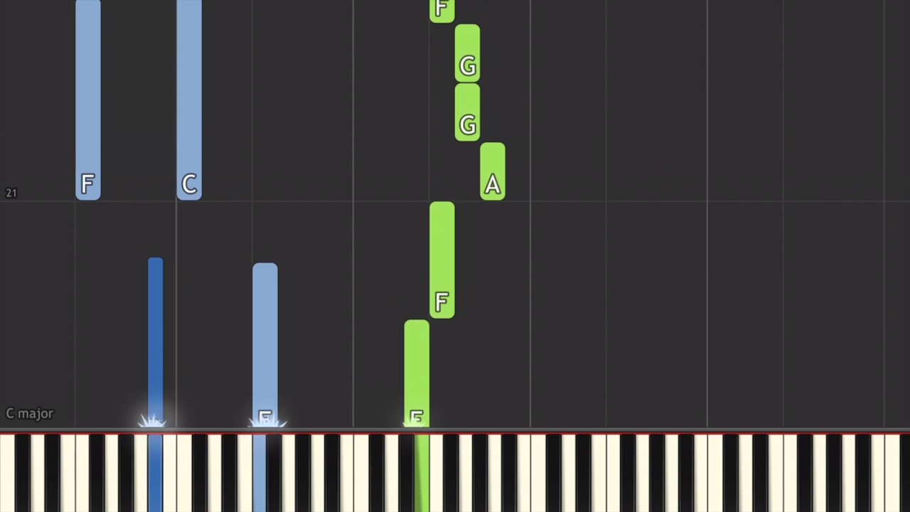 Take A Bow - Rihanna - piano
