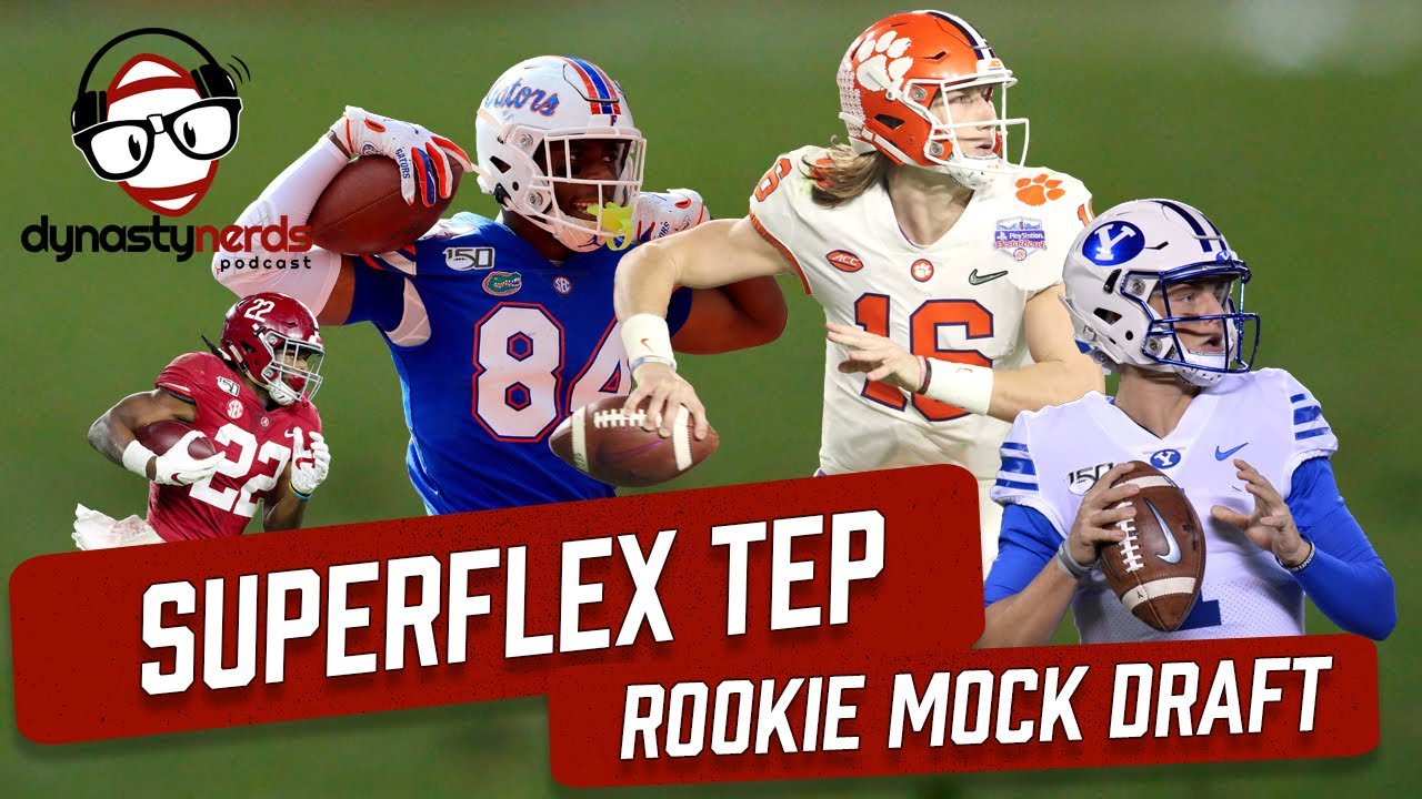 Superflex Tight End Premium Rookie Mock Draft (Pre-Draft) | Dynasty Nerds Podcast