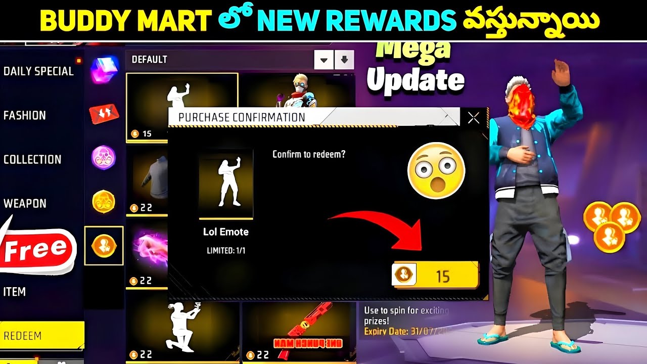 Buddy Mart Store Update 🤯 | Next Buddy Mart Update Free Fire 😍 | OB52 Buddy Mart Store Update 2026 🔥
