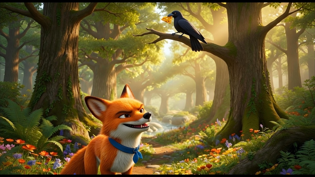 الغراب والثعلب🦊🦊🦅|قصص ممتعة للأطفال | قصص قبل النوم