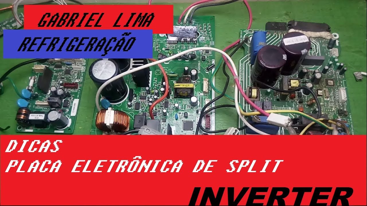 DICAS PLACA ELETRÔNICA DE AR CONDICIONADO SPLIT INVERTER