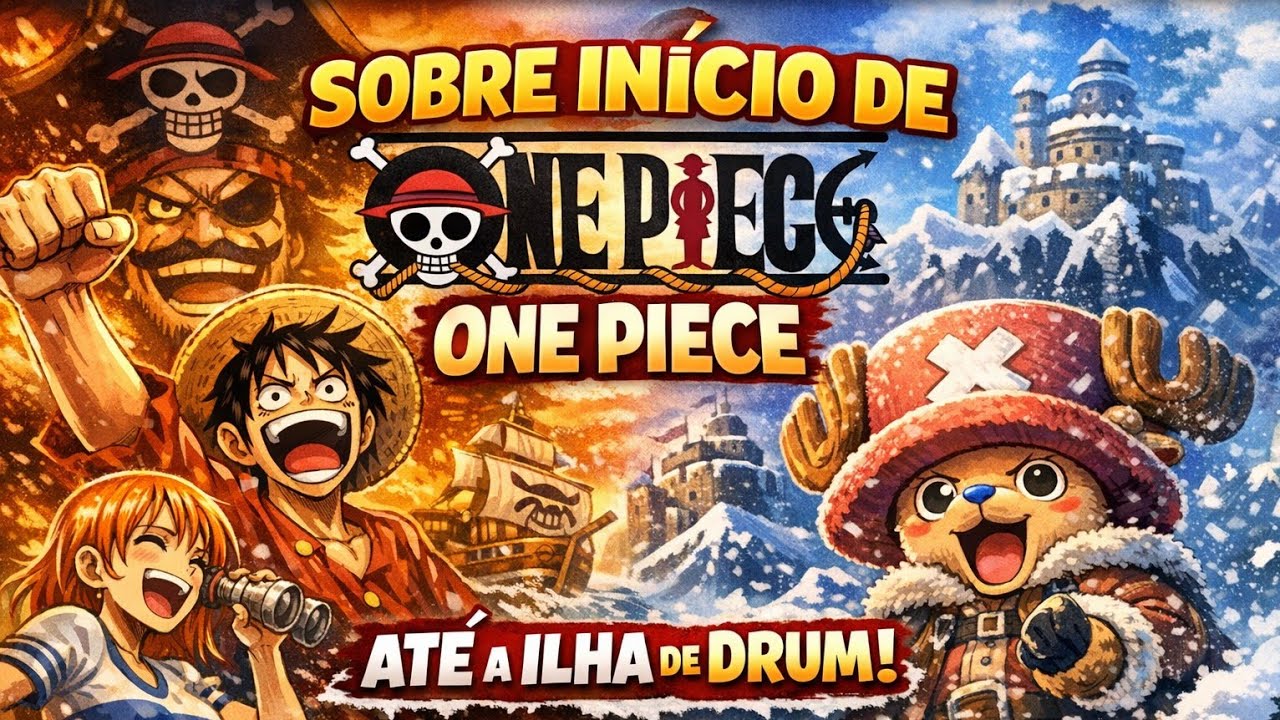 Os Melhores Momentos de One Piece East Blue e Drum Island REVELADOS!