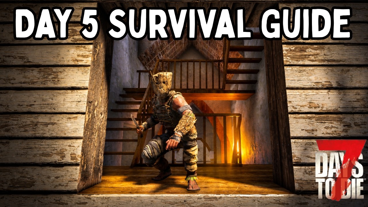 Руководство по выживанию в игре 7 Days to Die 2.6: День 5, пошаговое руководство для начинающих.