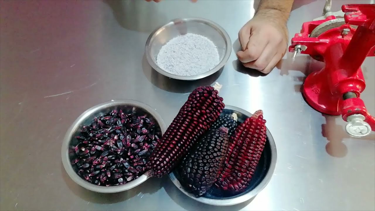 Galletas de maíz morado