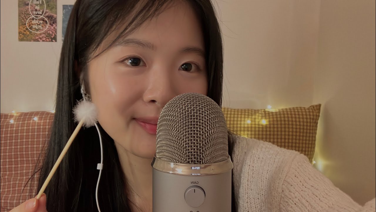 ASMR 포근한 곳에서🧸🧡 속닥속닥 가까이 수다 & 솜털귀이개 Talking & Whispering