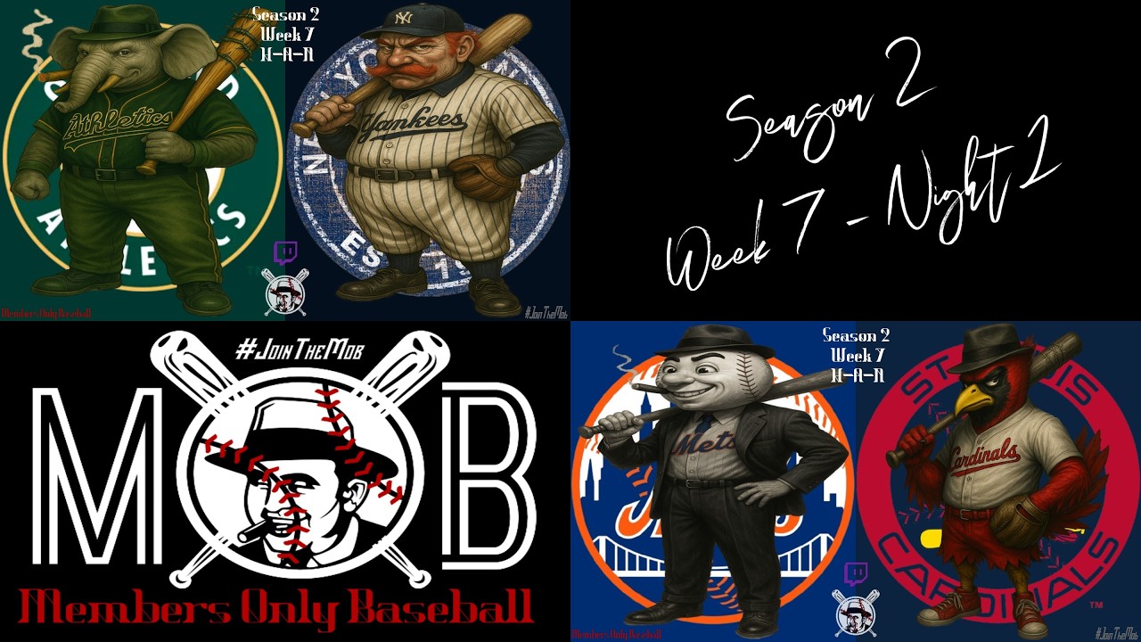 MOB S2-W7-N1: YANKEES @ ATHLETICS & CARDINALS @ METS! (Music(freeforCreators!):