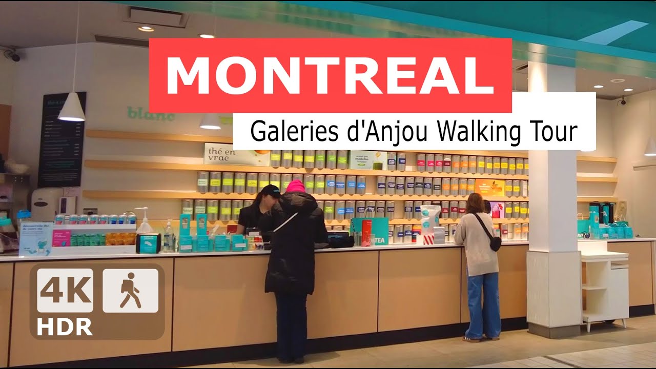 [ 4K ] Galeries d'Anjou Mall Walking Tour | Montreal, Quebec, Canada 🇨🇦 2025