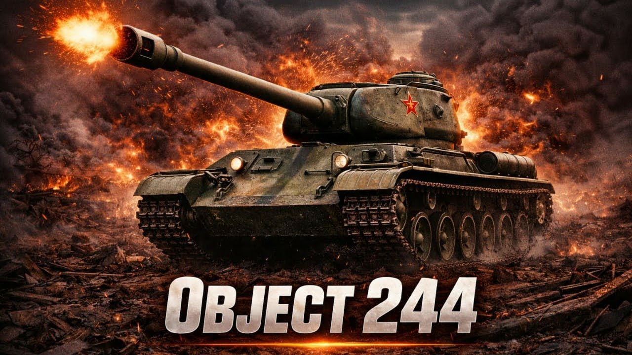  Object 244 🔥 Heavy Soviet Power!