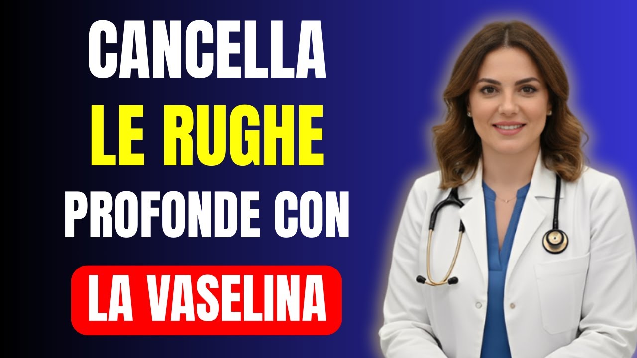 IL SEGRETO DELLA VASELINA: 10 ANNI IN MENO E PELLE DI PORCELLANA SENZA CHIRURGIA!