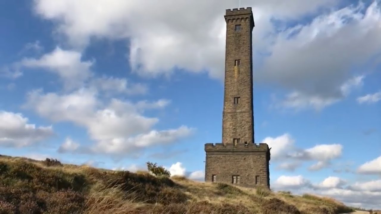 Ramsbottom To Peel Tower walk Via The Pilgrims Cross. 29 September 2018. Very windy!