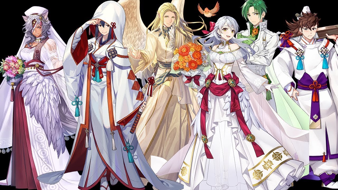 Fire Emblem Heroes: Voice Clips - Bridal Beloveds (Naliah, Oboro, Rafiel, Micaiah Sothe Duo, Hinata)
