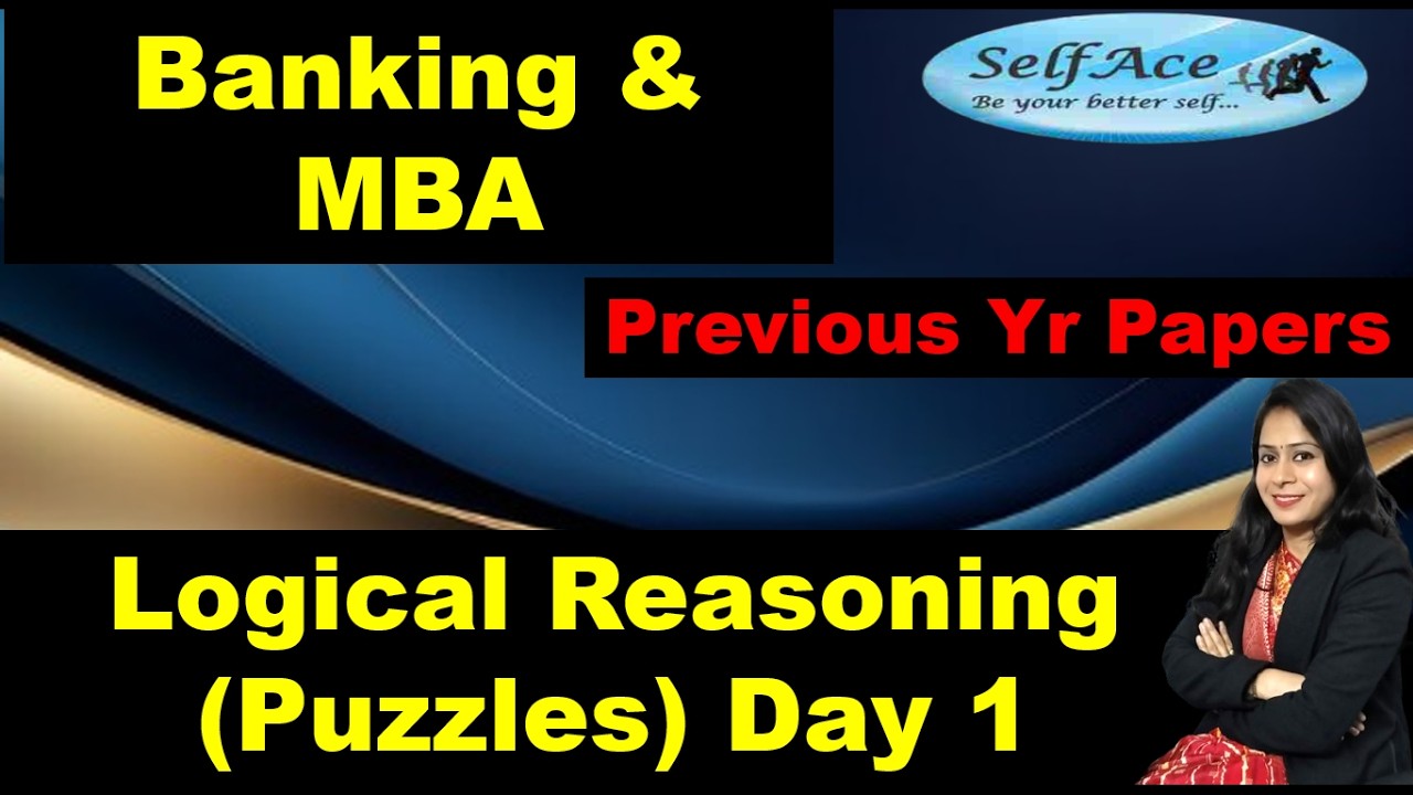 Logical Reasoning Puzzles| DAY 1 | Let's Ace your LR section brick by brick| SBI PO| CAT 2026| MBA