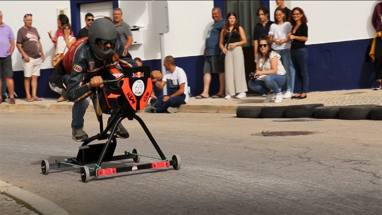 As loucas corridas de carrinhos de rolamentos