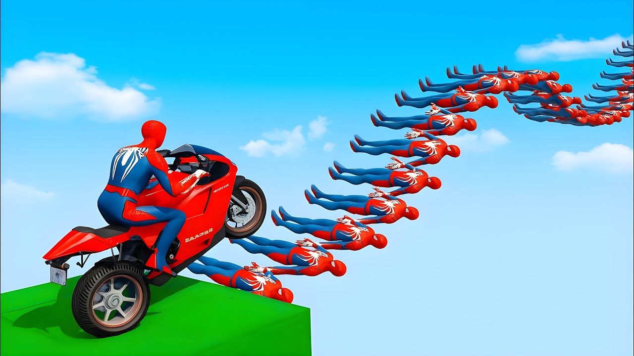 الرجل العنكبوت انقاذ باتمان Spider-Man Rescue batman vs iron man vs venom funny Game GTA 5 superhero