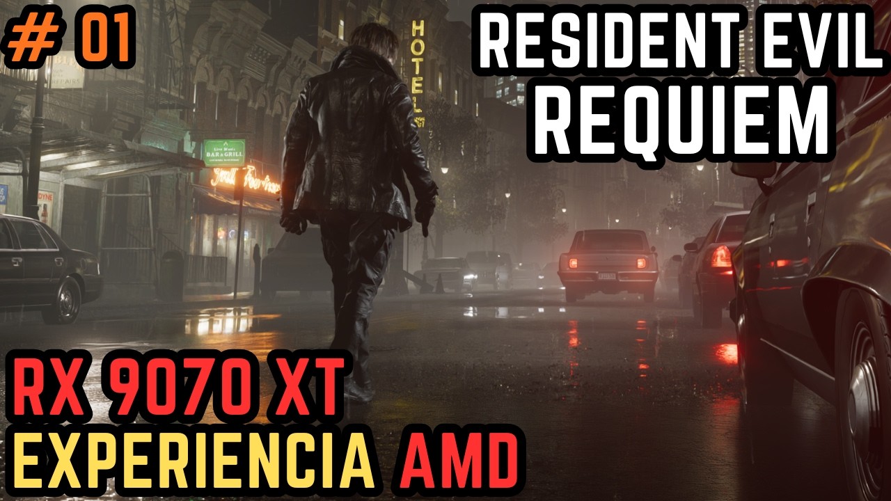 RESIDENT EVIL REQUIEM | O INICIO | EXPERIÊNCIA AMD | RX 9070 XT