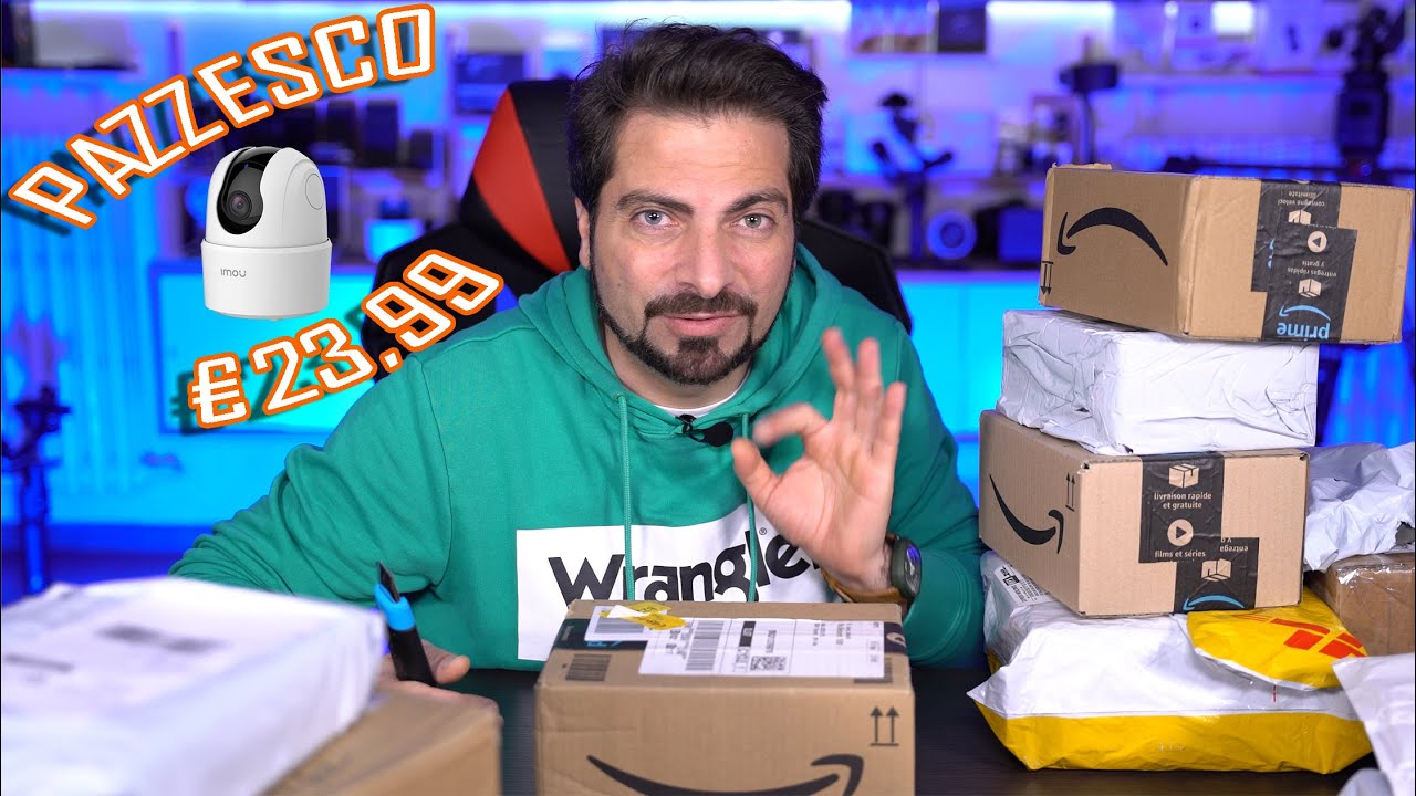 Unboxing Scioccante! Telecamera che insegue il ladro a soli €23,99 su Amazon!