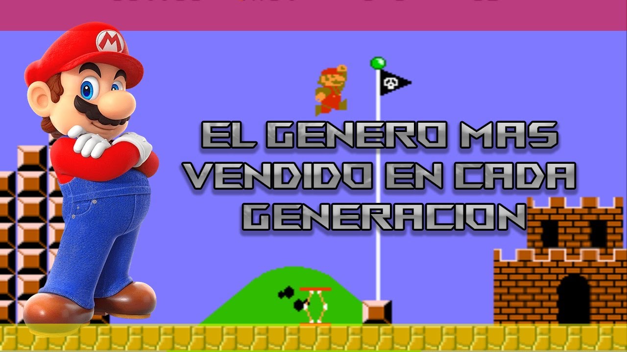 El género MÁS EXITOSO de cada GENERACIÓN de consolas