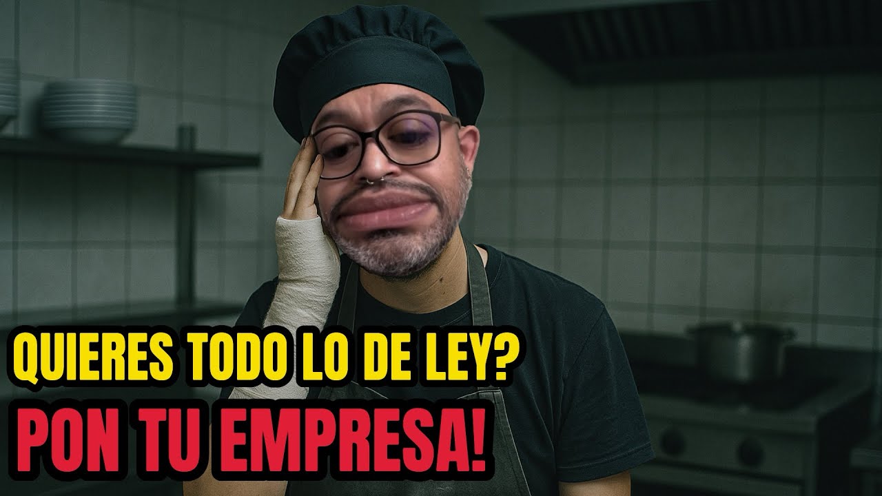 Me postulé como ayudante de cocina y me dijeron que para exigir mis derechos debo tener una empresa