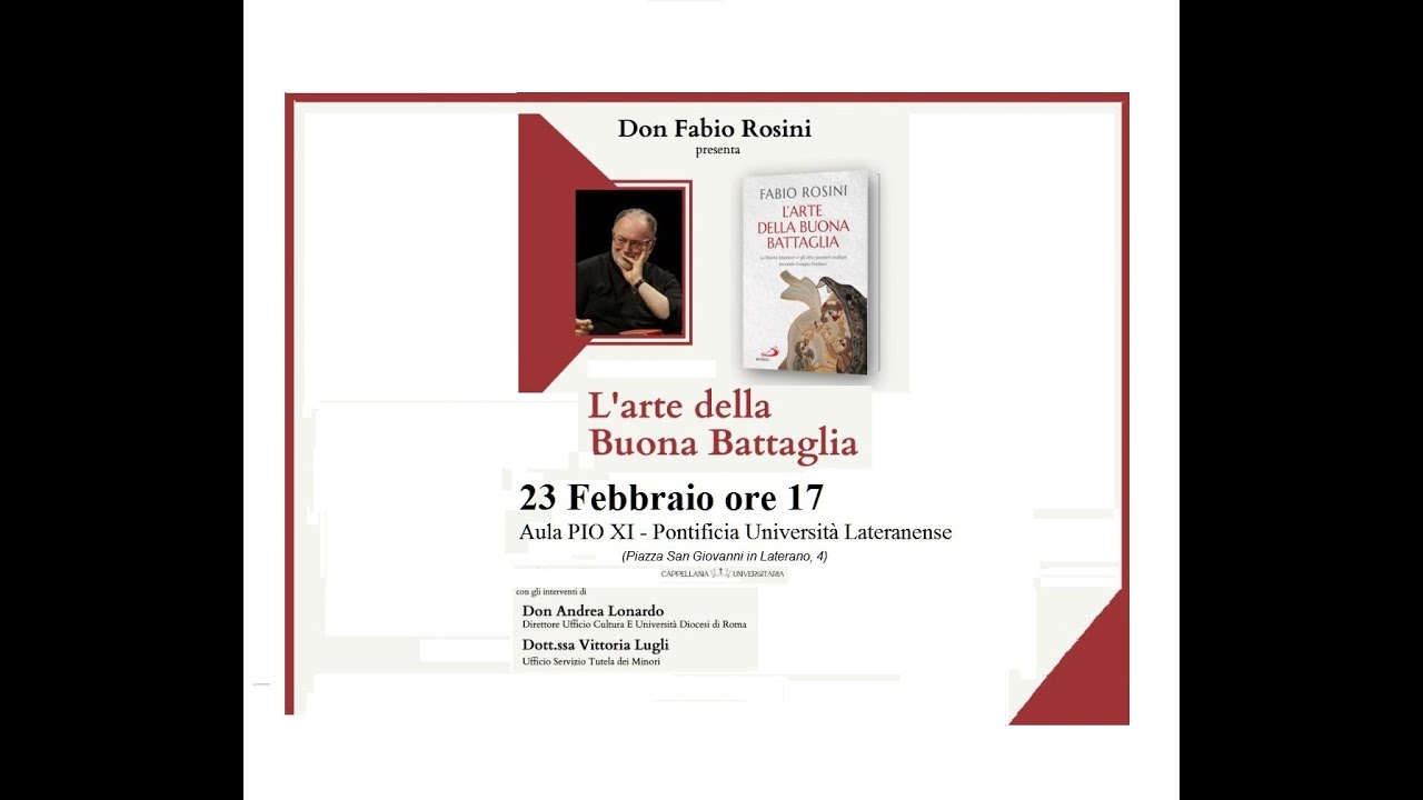 L'ARTE DELLA BUONA BATTAGLIA di Don Fabio Rosini