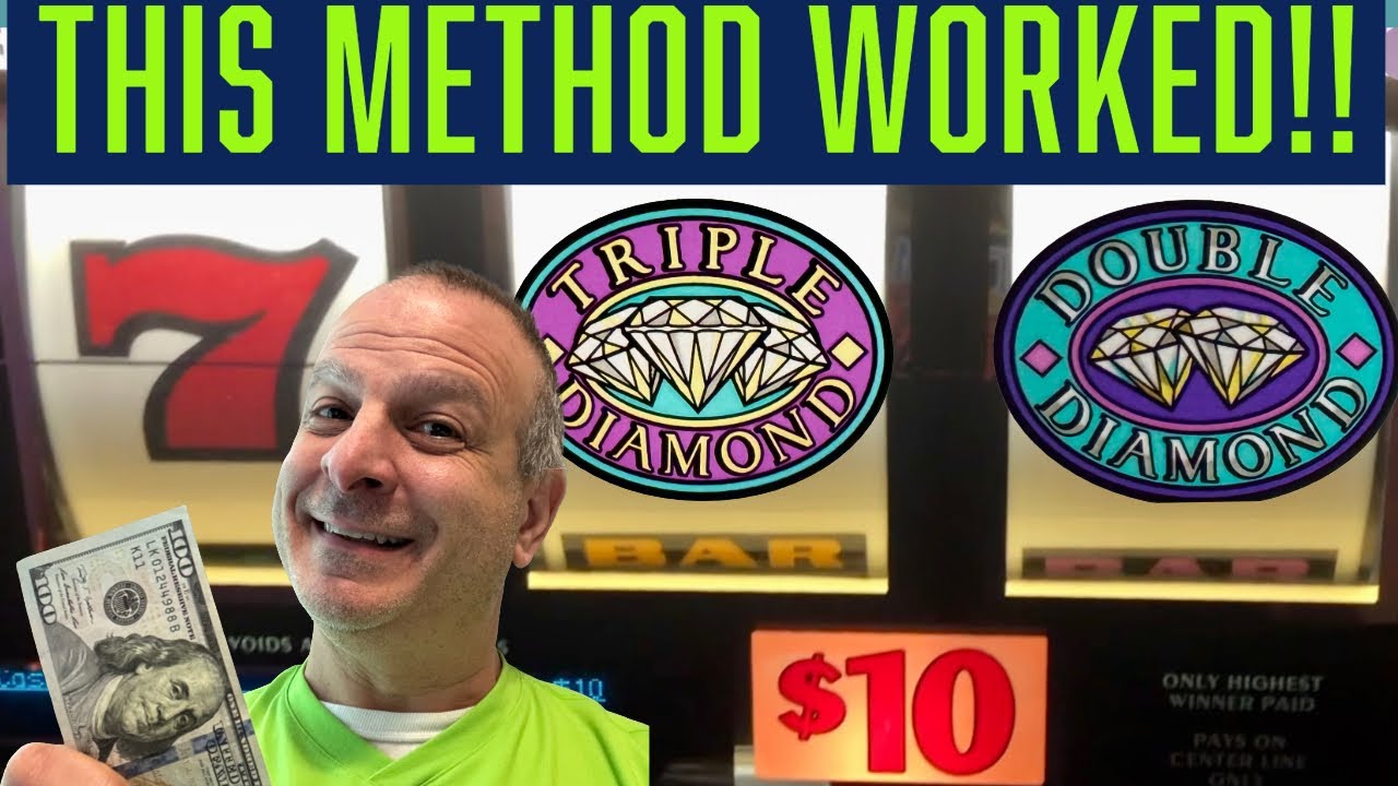 Watch Me Try The 5 Spin Method And Land My BIGGEST Jackpot On Triple Double Diamond With Only $100!