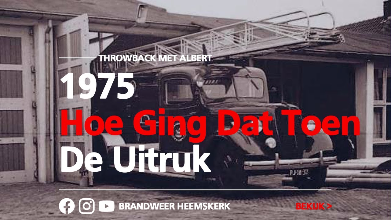 Throwback Met Albert - 1975 Hoe Ging Dat Toen... De Uitruk