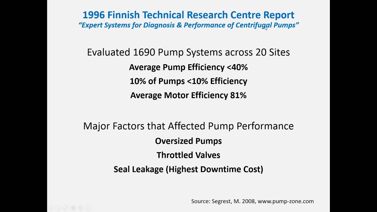 Webinar: Pump Systems Assessment for Energy Reduction &ndash; An Introduction
