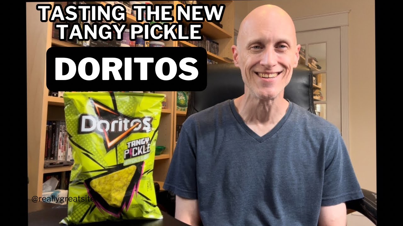 Tasting the NEW Tangy Pickle Doritos