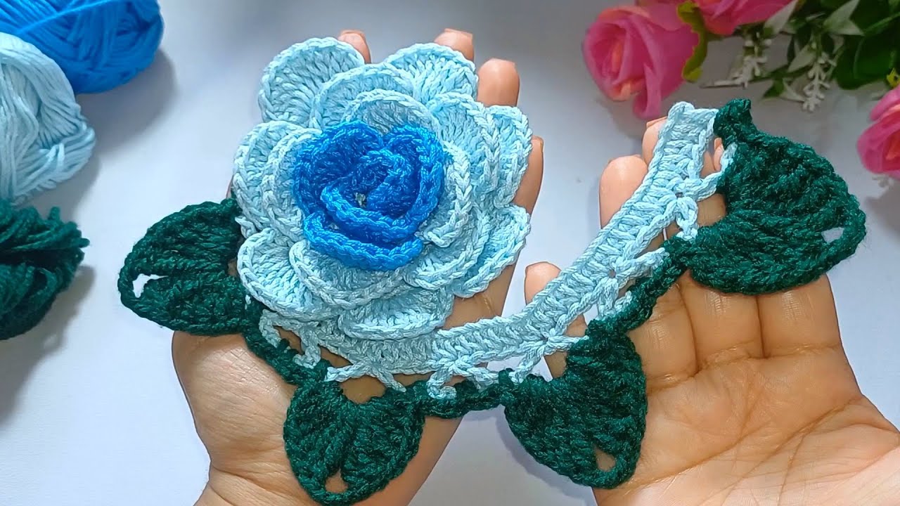 Flor Crochet, Como Hacer una Rosa Fácil