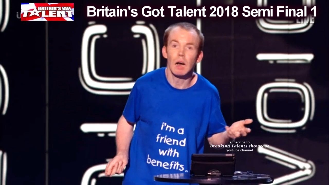 Lost Voice Guy Comedian Got STANDING OVATION Britain's Got Talent 2018 Semi Final Group 1 BGT S12E08