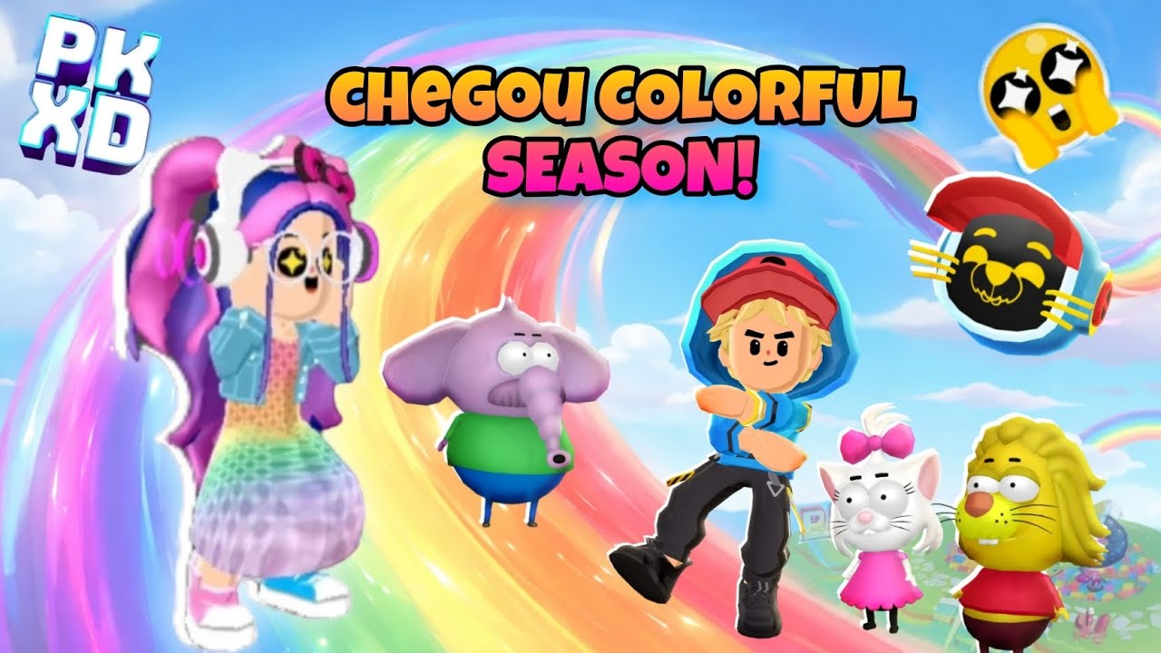 🌈 CHEGOU a COLORFUL SEASON no PK XD! 🦄