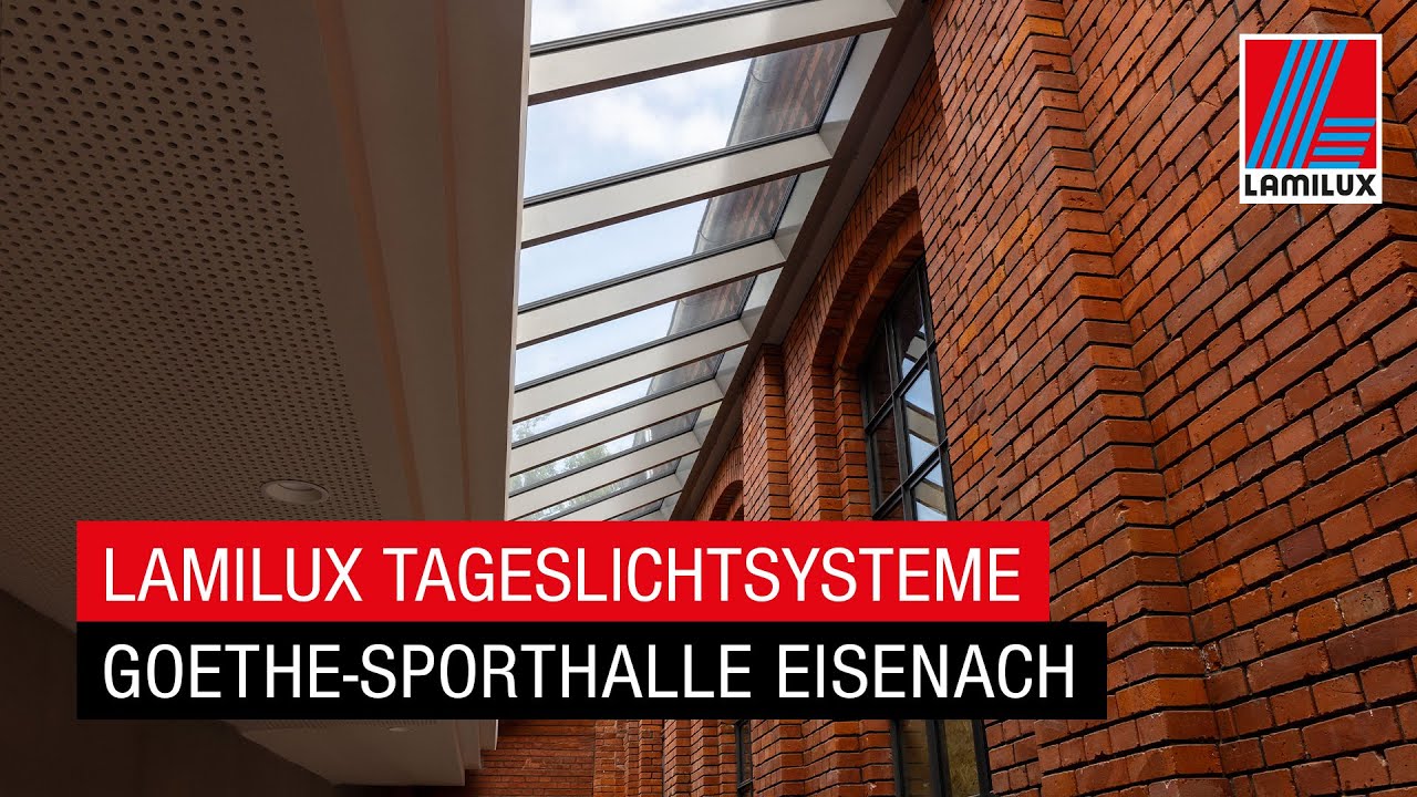 LAMILUX Referenz: Goethe-Sporthalle Eisenach