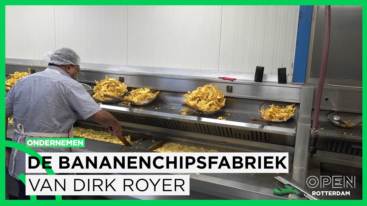 Dirk begon ooit met bananenchips langsbrengen per brommer, nu heeft hij een fabriek | ONDERNEMEN