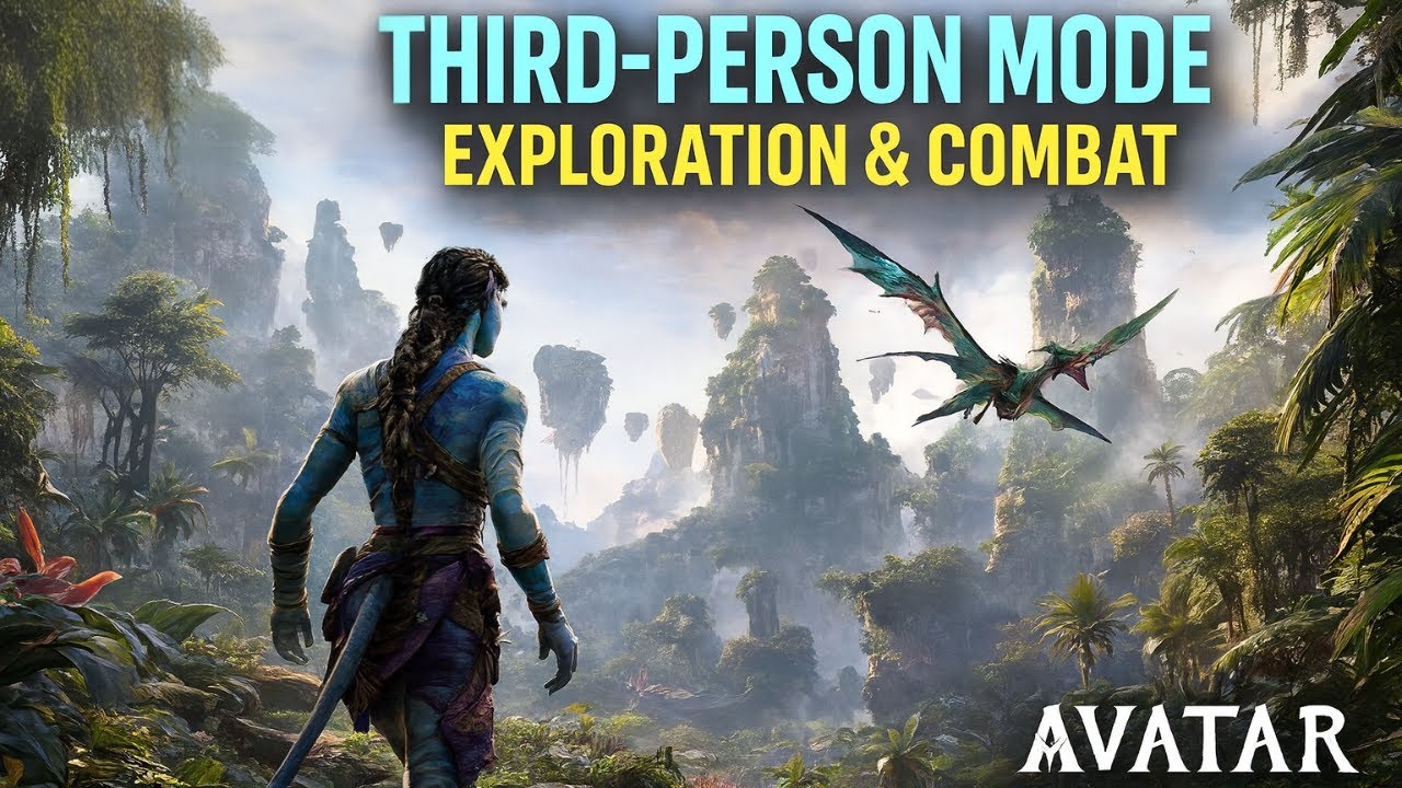 Avatar Frontiers of Pandora – Third Person Mode Changes EVERYTHING (4K PS5 PRO Gameplay)