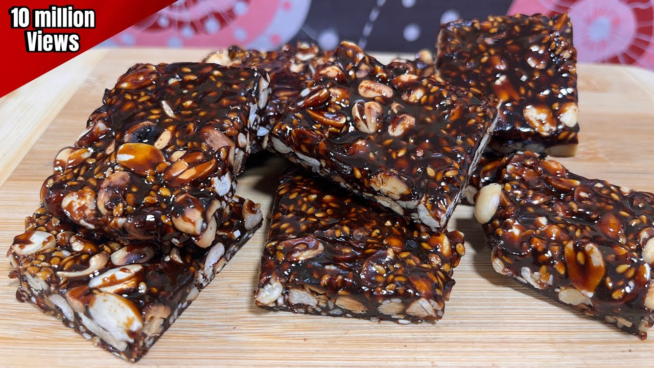 Peanut Chikki Recipe | घर पर बनाएं एकदम मार्केट जैसा कुरकुरी मूंगफली ,गुड़ की चिक्की | Easy & Tasty