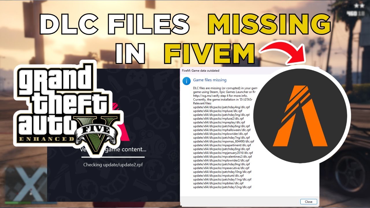 FiveM: How To Fix DLC Files Missing