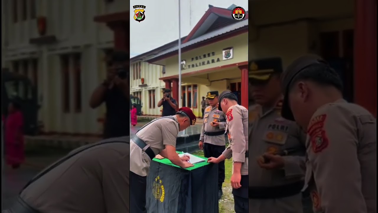 Kapolres Tolikara Pimpin Upacara Sertijab Kasat Reskrim dan Kasat Intelkam