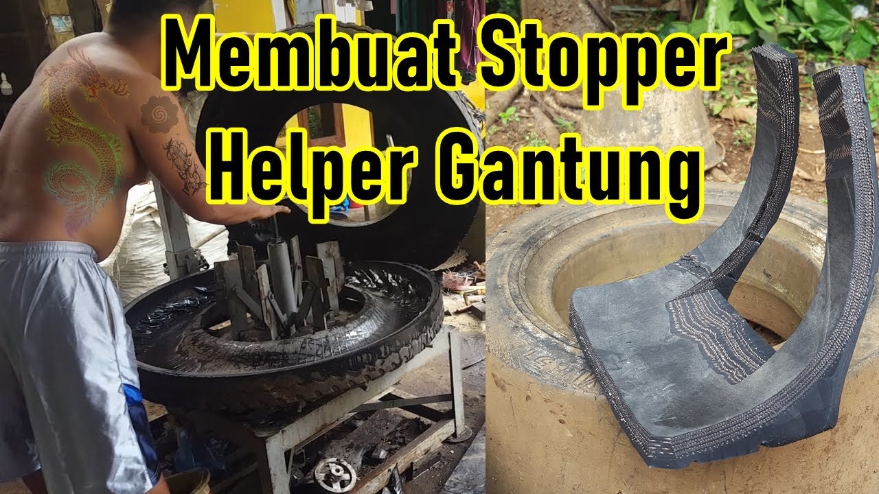 business ideas from used truck tires | rubber stopper extra helper hanger