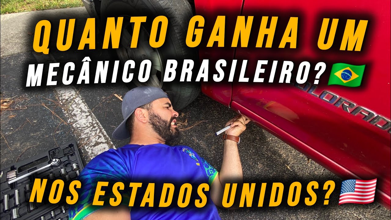 Quanto ganha um Mecânico brasileiro na América?🇺🇸