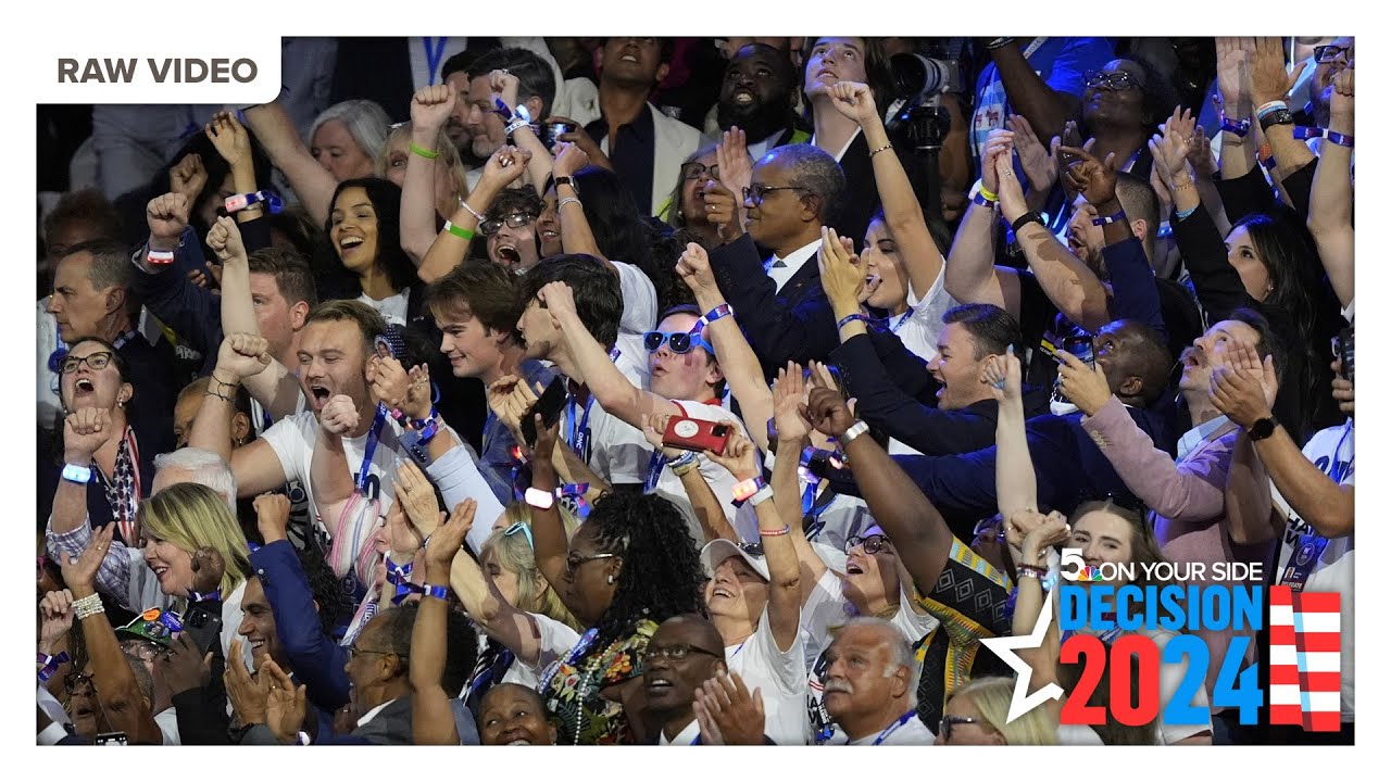 Raw video: Delegates cast their votes during day two of the Democratic National Convention