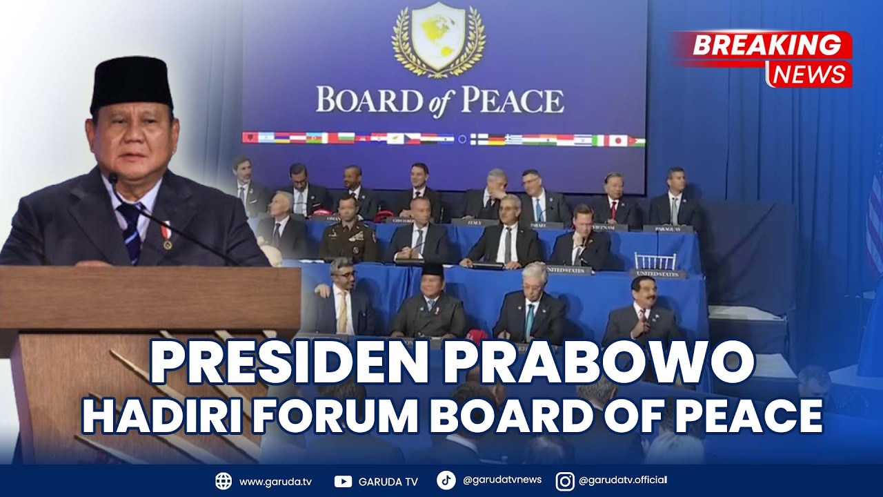 BREAKING NEWS: Presiden Prabowo Hadir di Forum Board of Peace, Washington, D.C., 19 Februari 2026