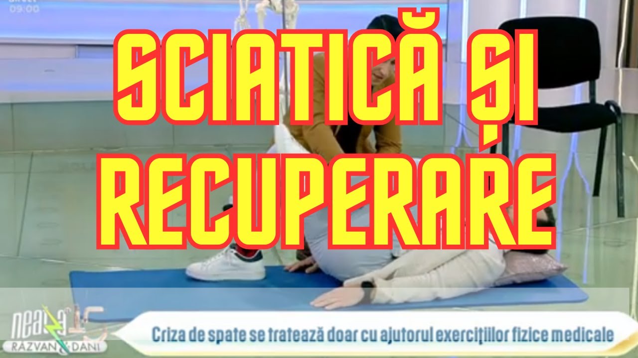 3 EXERCITII PENTRU CRIZELE DE SCIATICA | Fizioterapeut ALEXANDRU ILIE la NEATZA cu Razvan si Dani