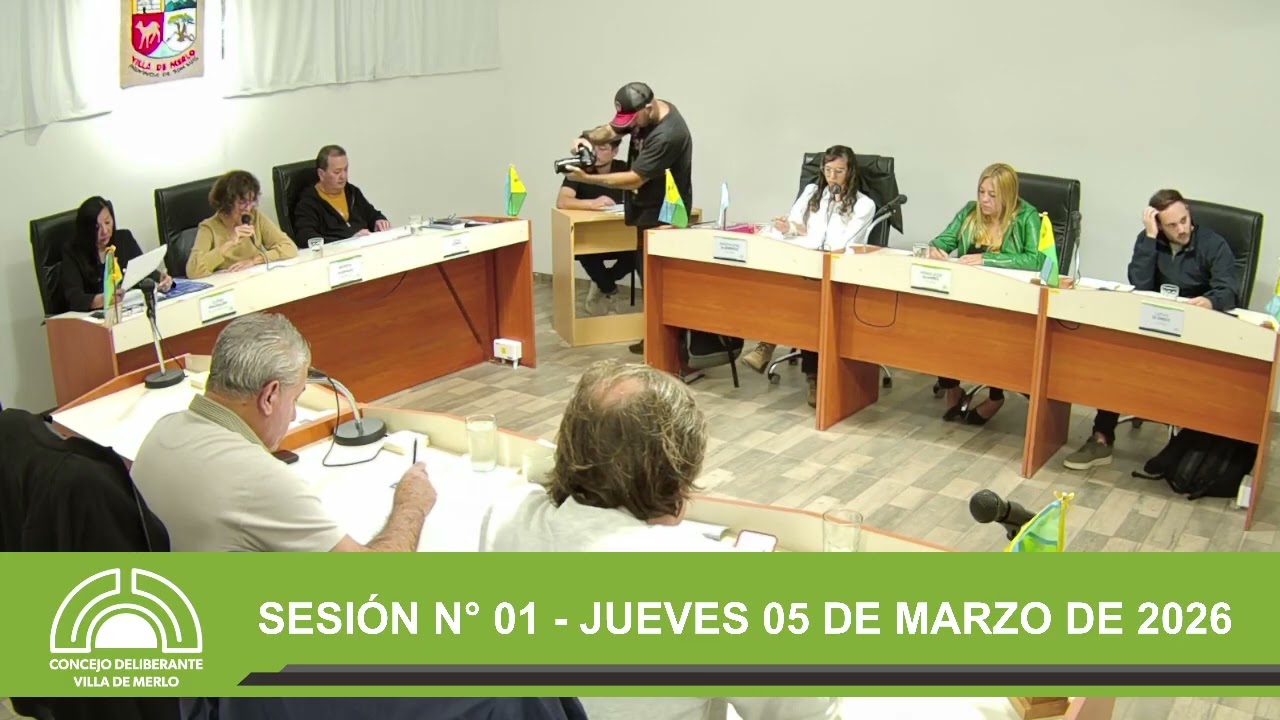 Sesión Ordinaria N° 01 - Fecha 05 de marzo de 2026