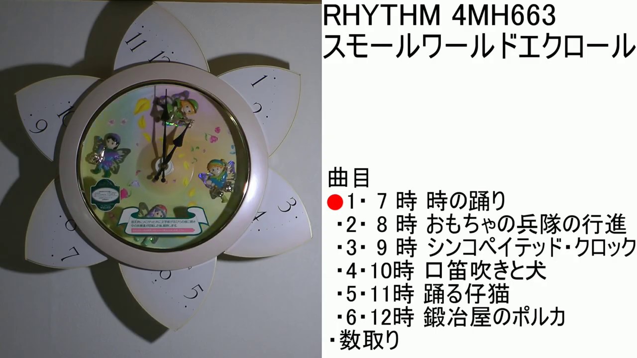 RHYTHM スモールワールドエクロール 4MH663