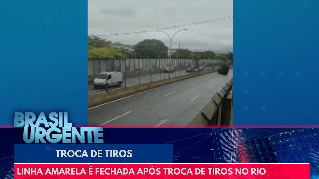 Rio de Janeiro tem tiroteio na linha amarela | Brasil Urgente